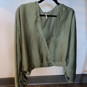 Free people long sleeve blouse